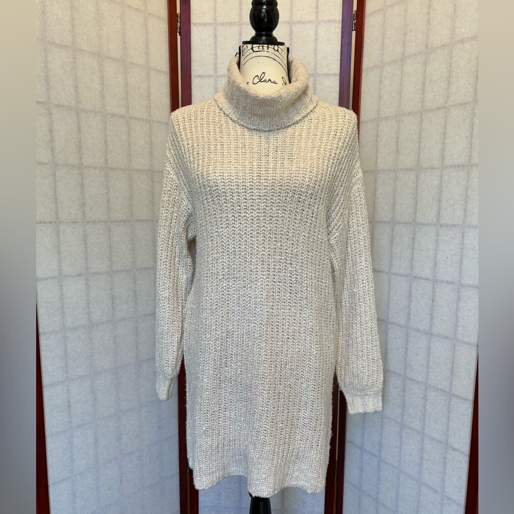 Beautiful Cowl Knit Tunic/Dress - EUC - Size XS